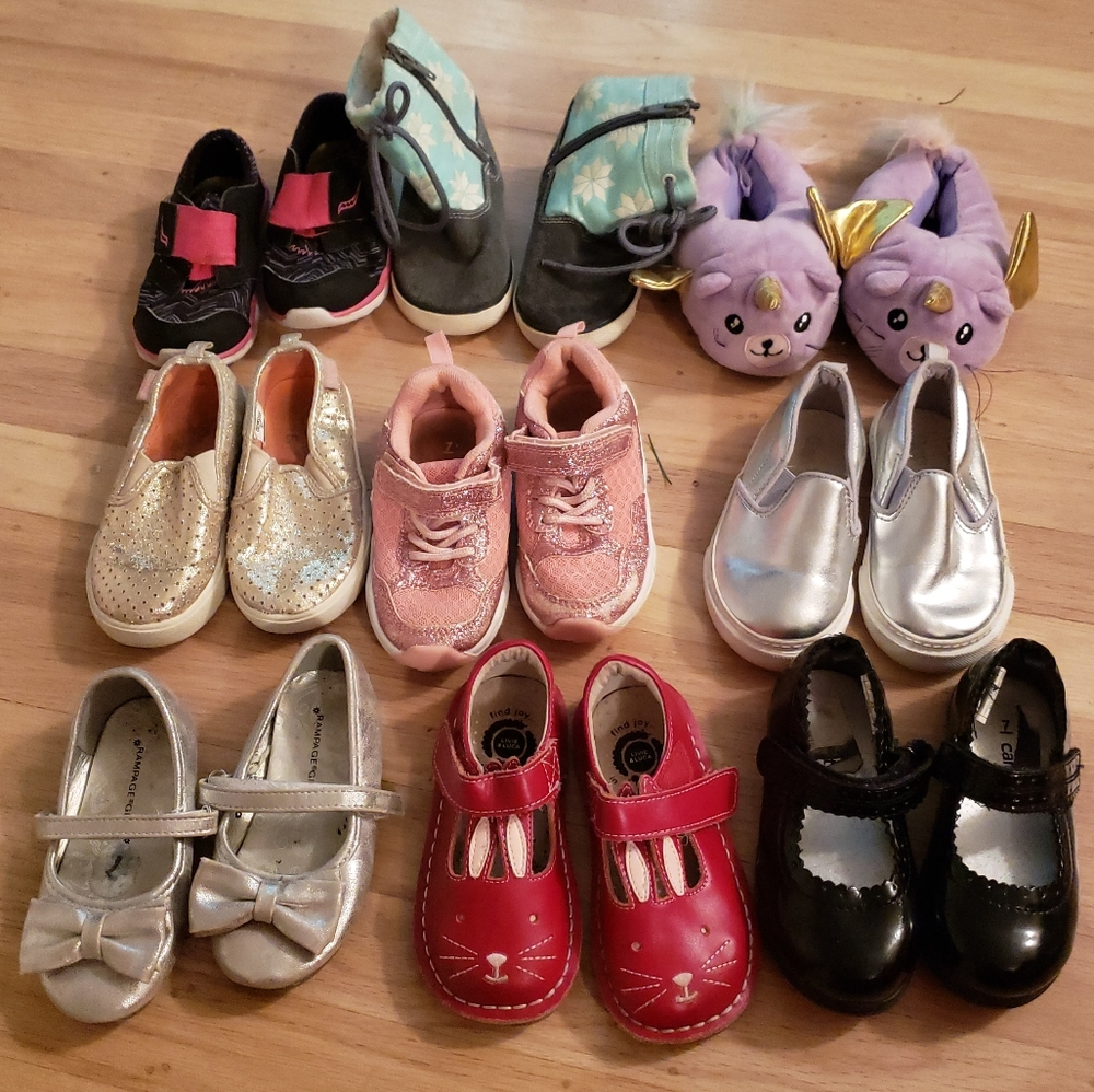 9+ Item Dress Shoe Boot Slipper Tennis Shoe Bundle